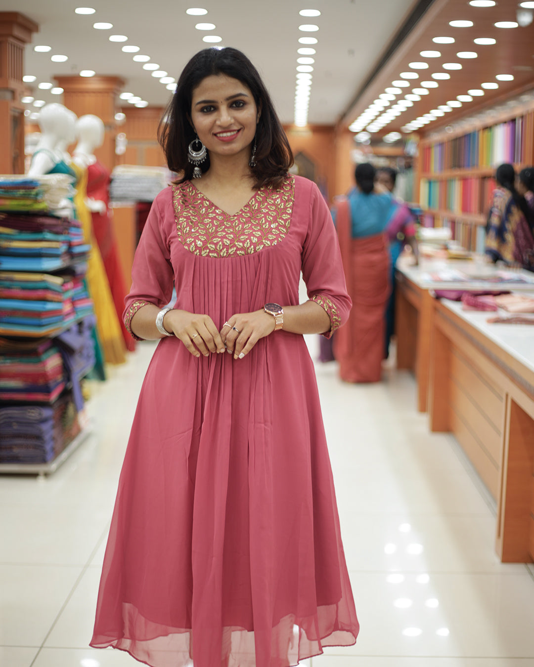 Women's Georgette Kurti -1462