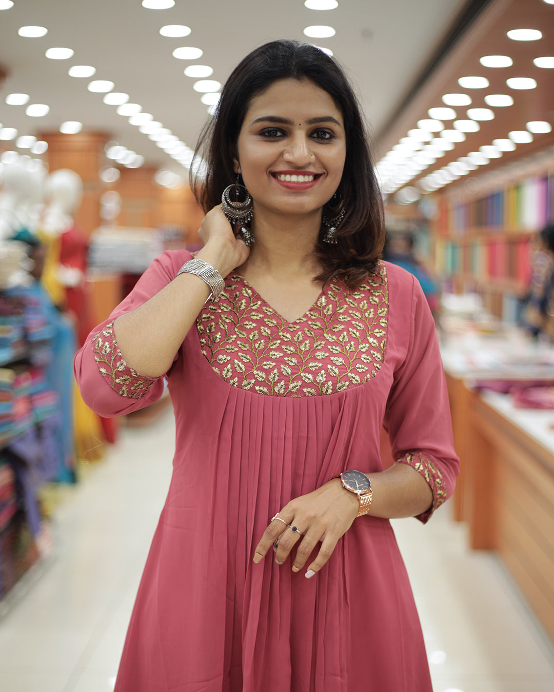 Women's Georgette Kurti -1462