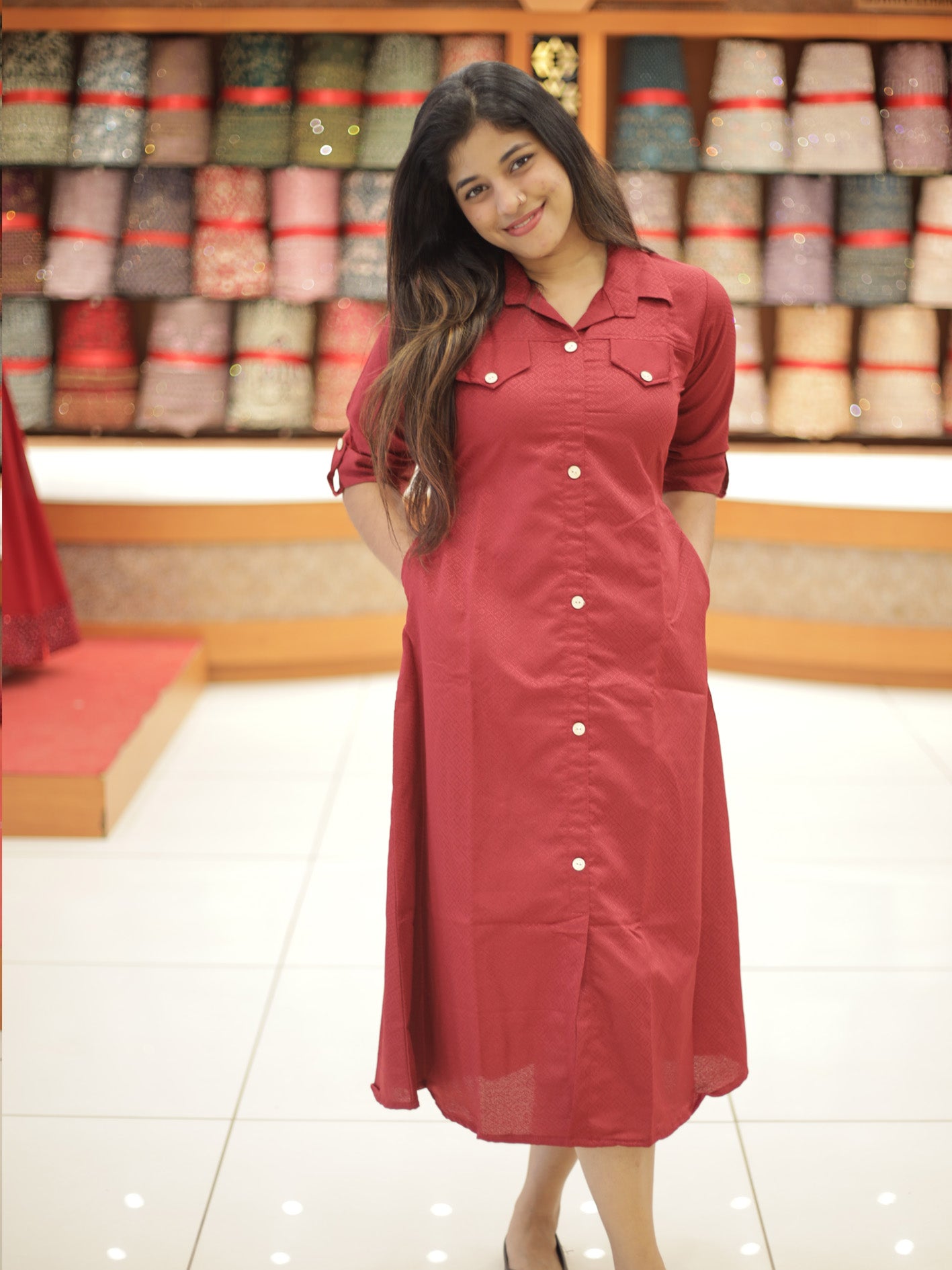 Women's Imported Aline Kurti - 1291