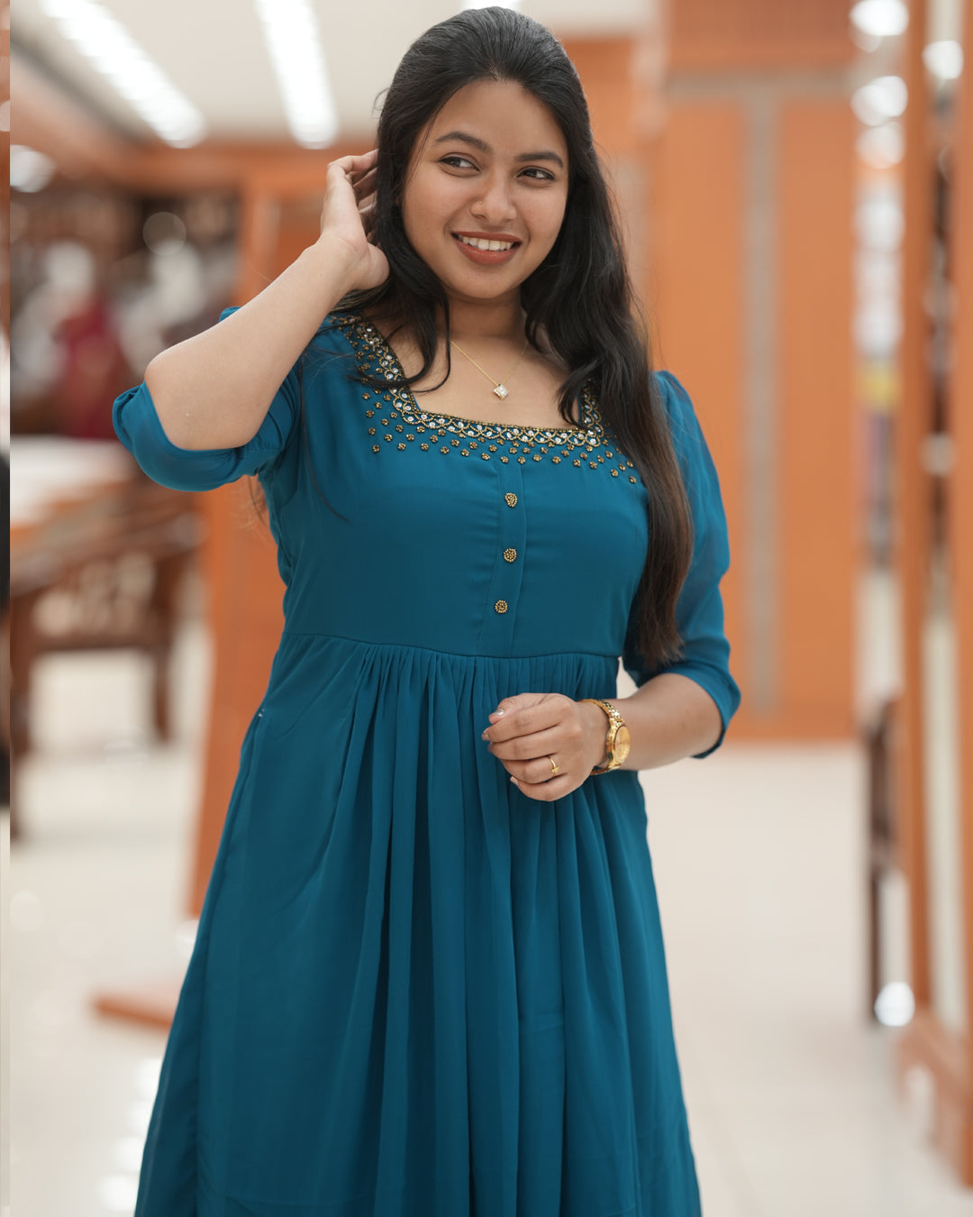 Women's Frock Style Kurti -G302