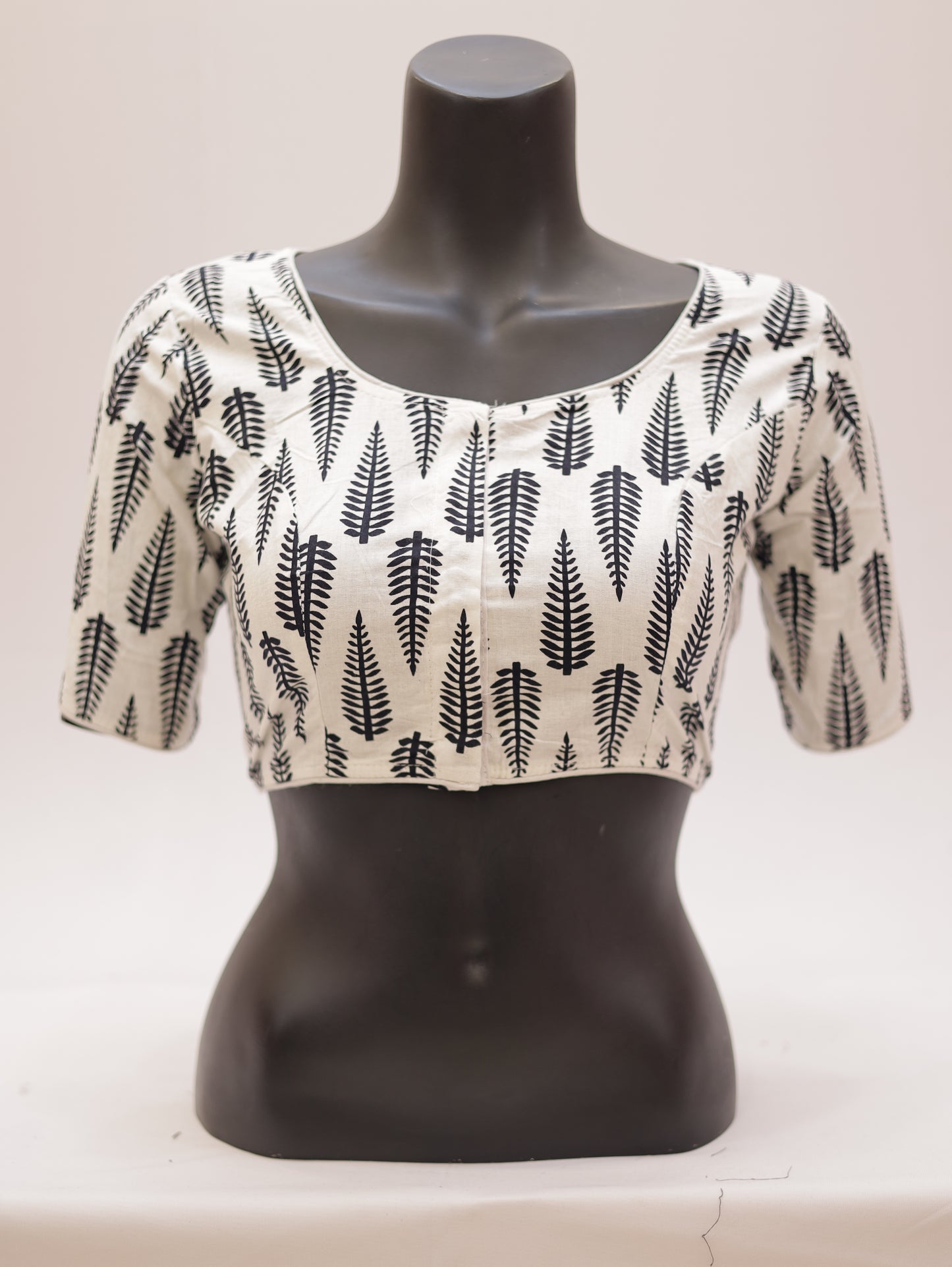 Ready to Wear Cotton Ajrak Printed Blouse -G307