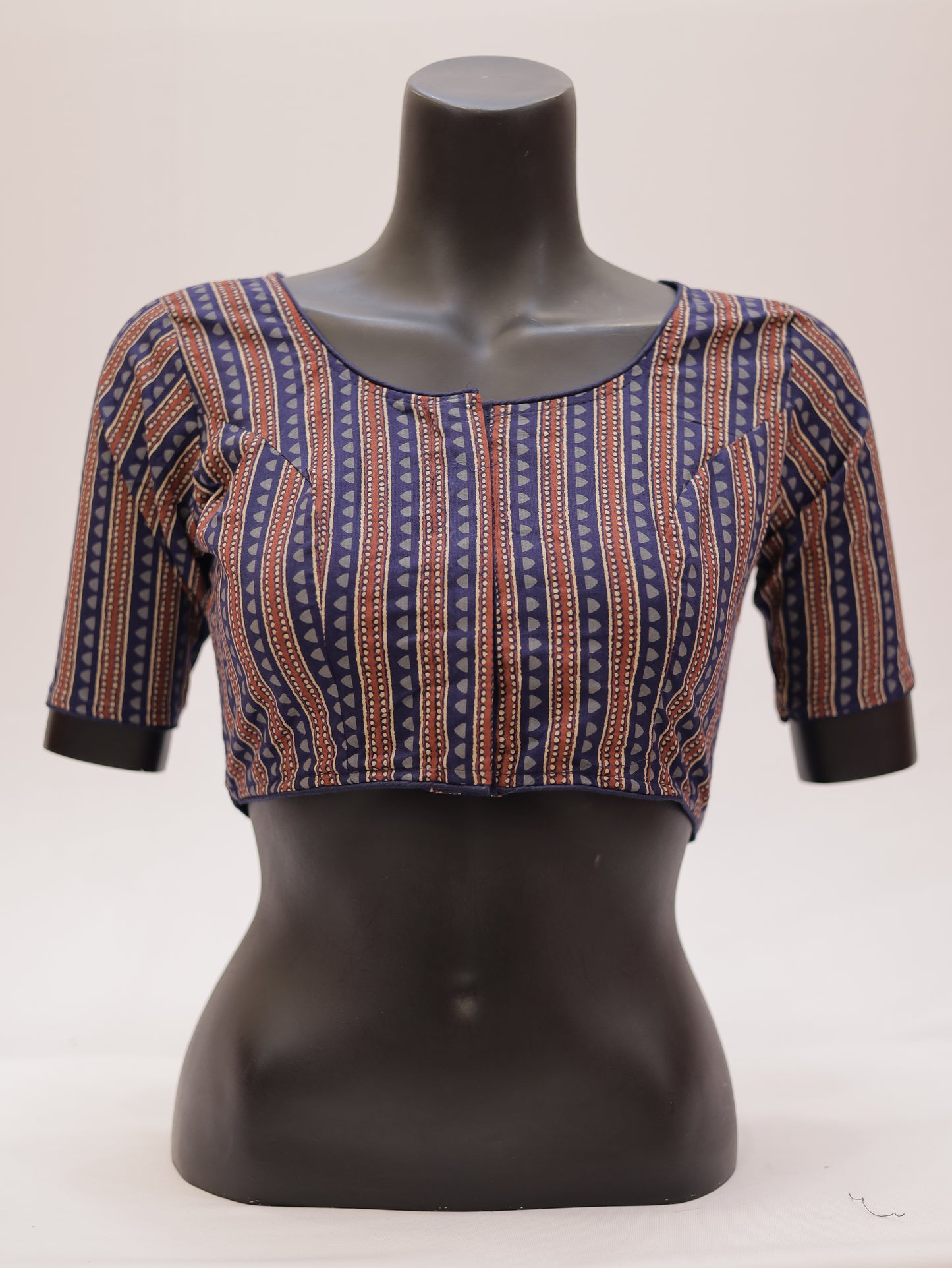 Ready to Wear Cotton Ajrak Printed Blouse -G307