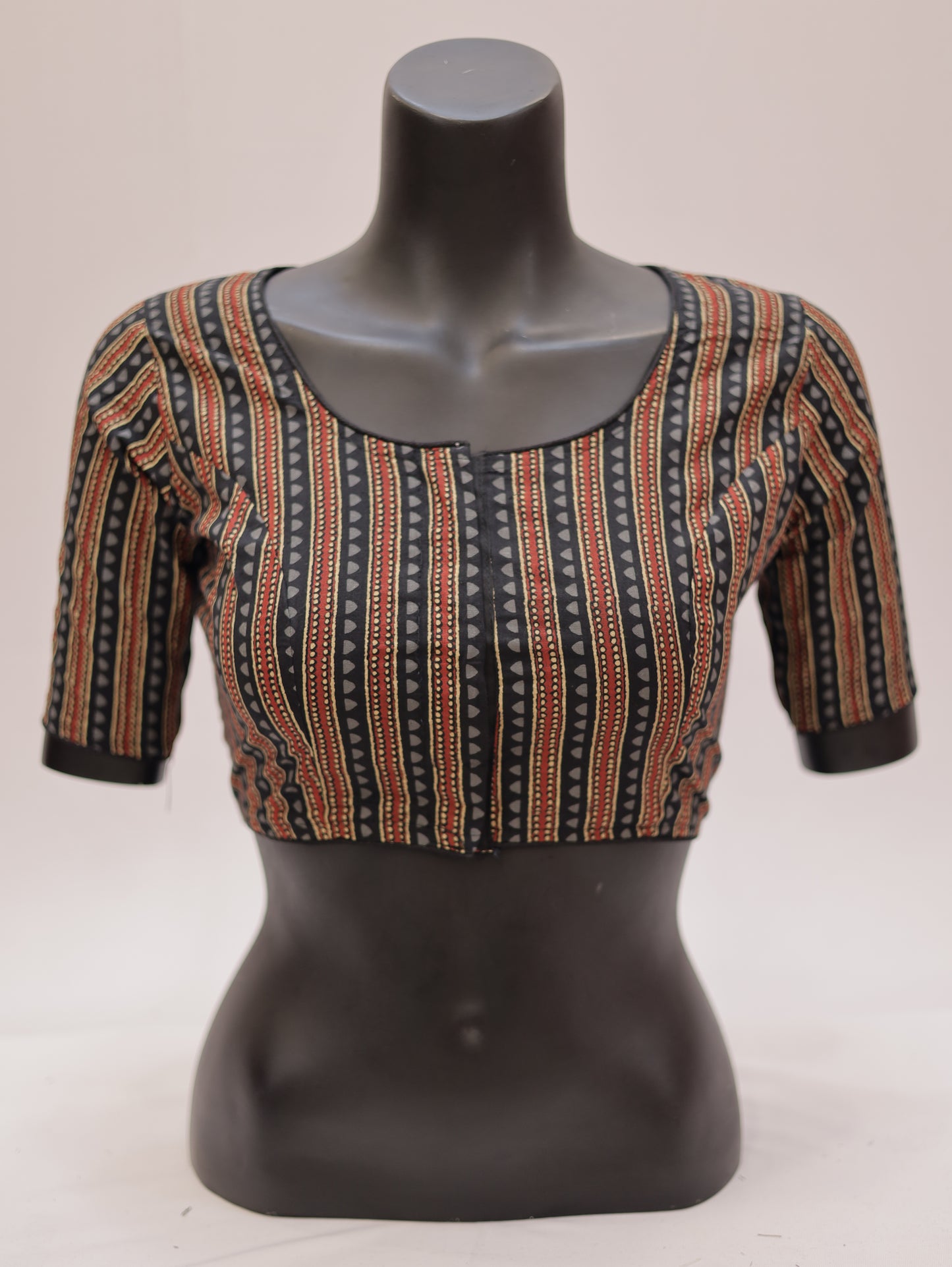 Ready to Wear Cotton Ajrak Printed Blouse -G307