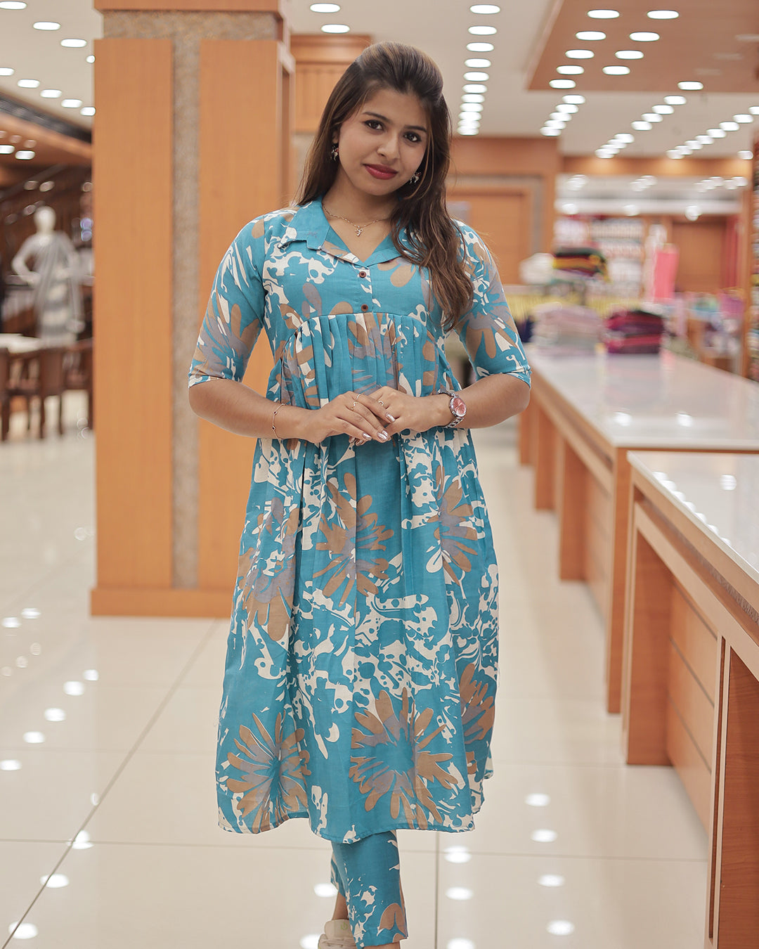 Women's Printed co-ord set -R212