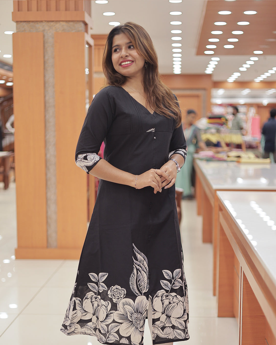 Women's A-line kurti -R216