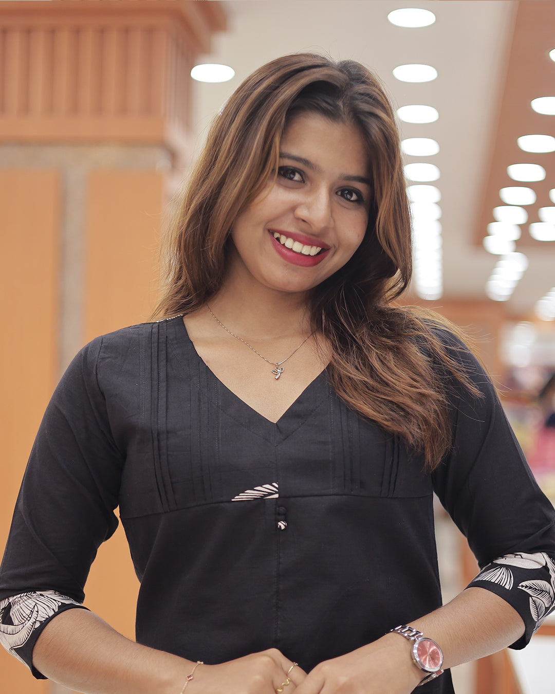 Women's A-line kurti -R216