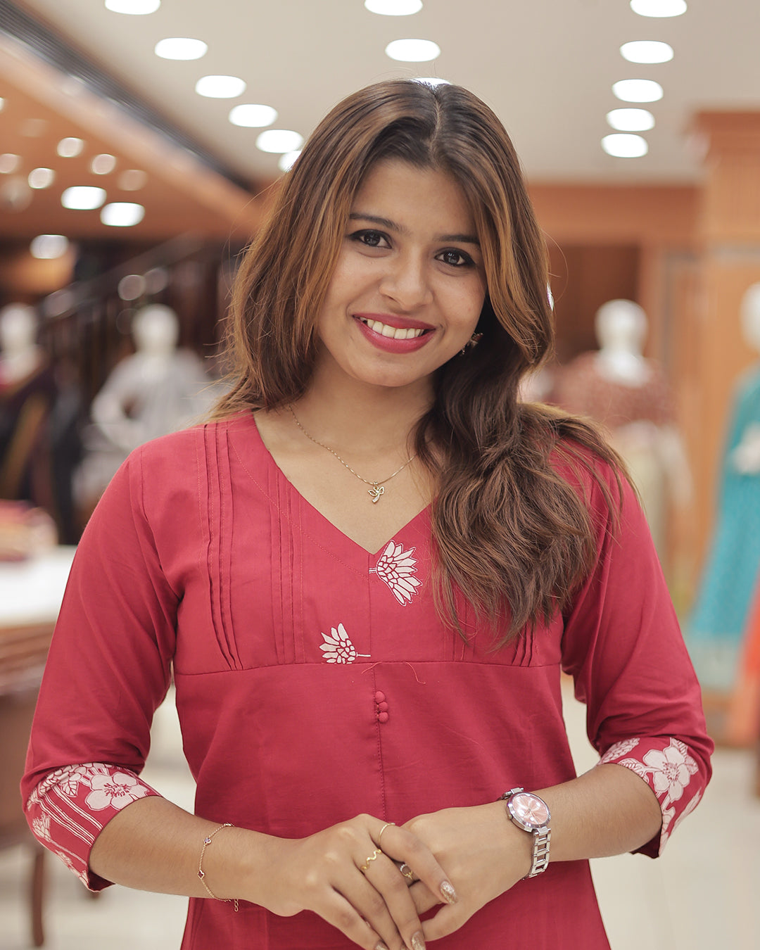 Women's A-line kurti -R216