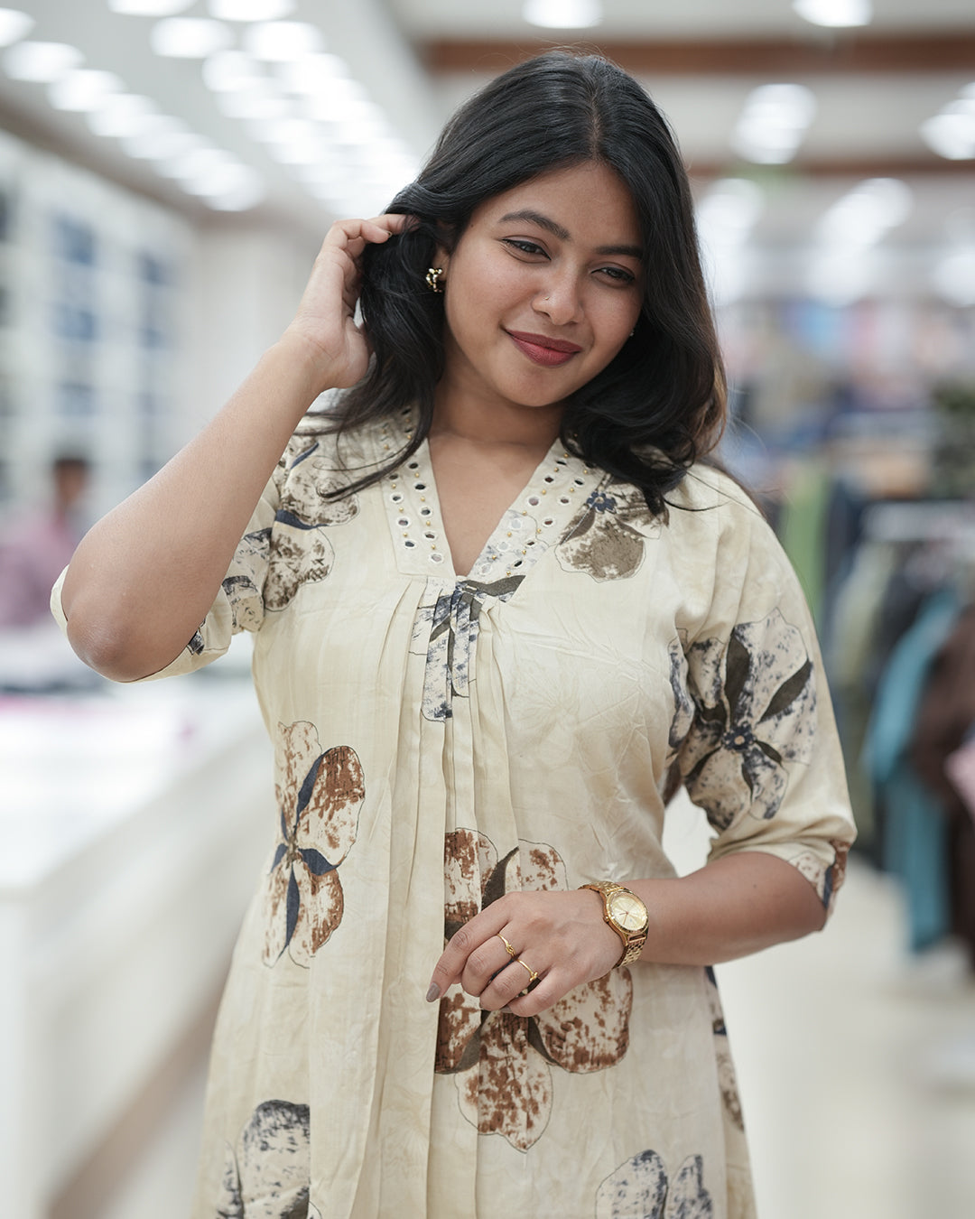 Women's Floral Printed Co-ord Set - Code: T252