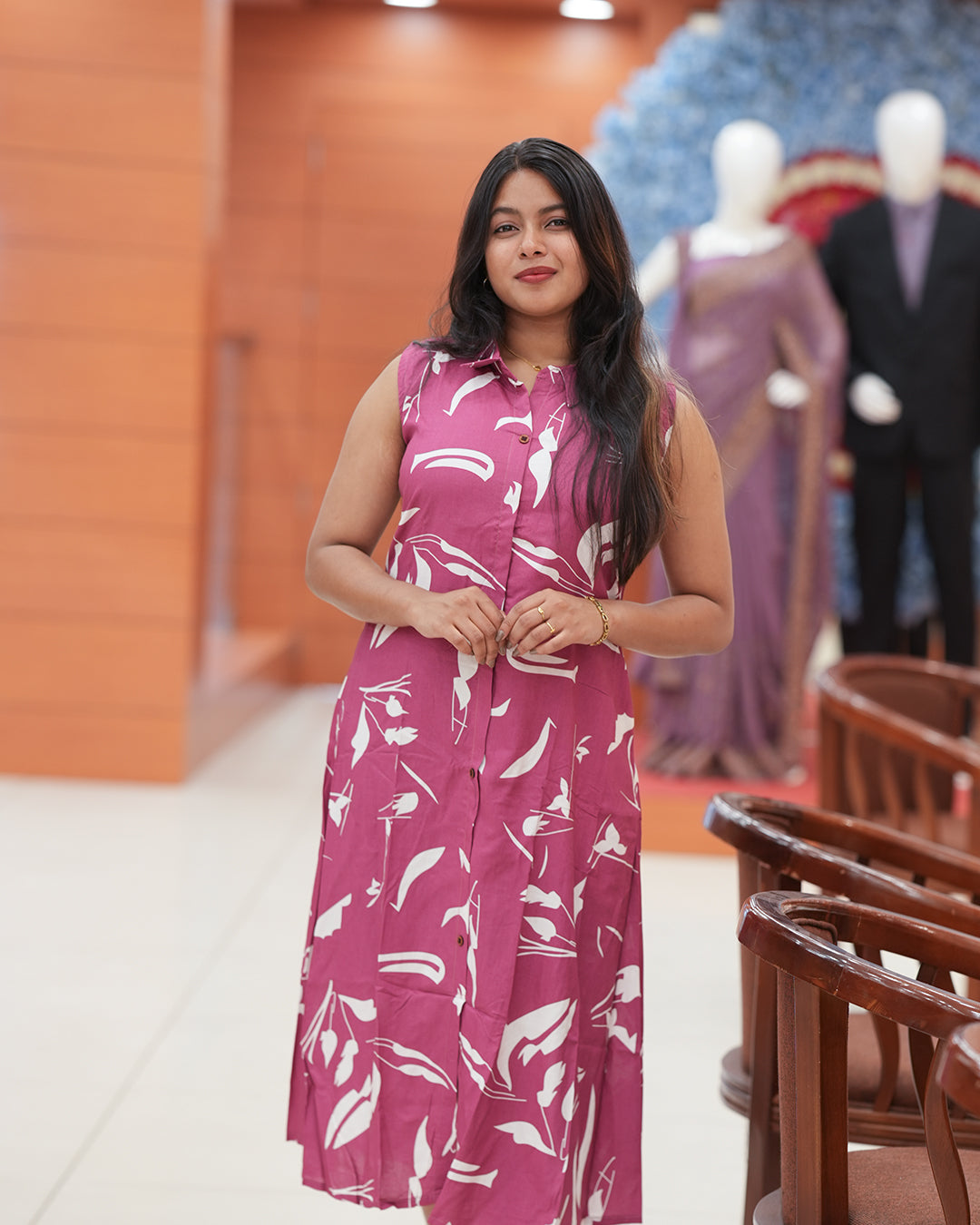Women's Casual A-line kurti -R263