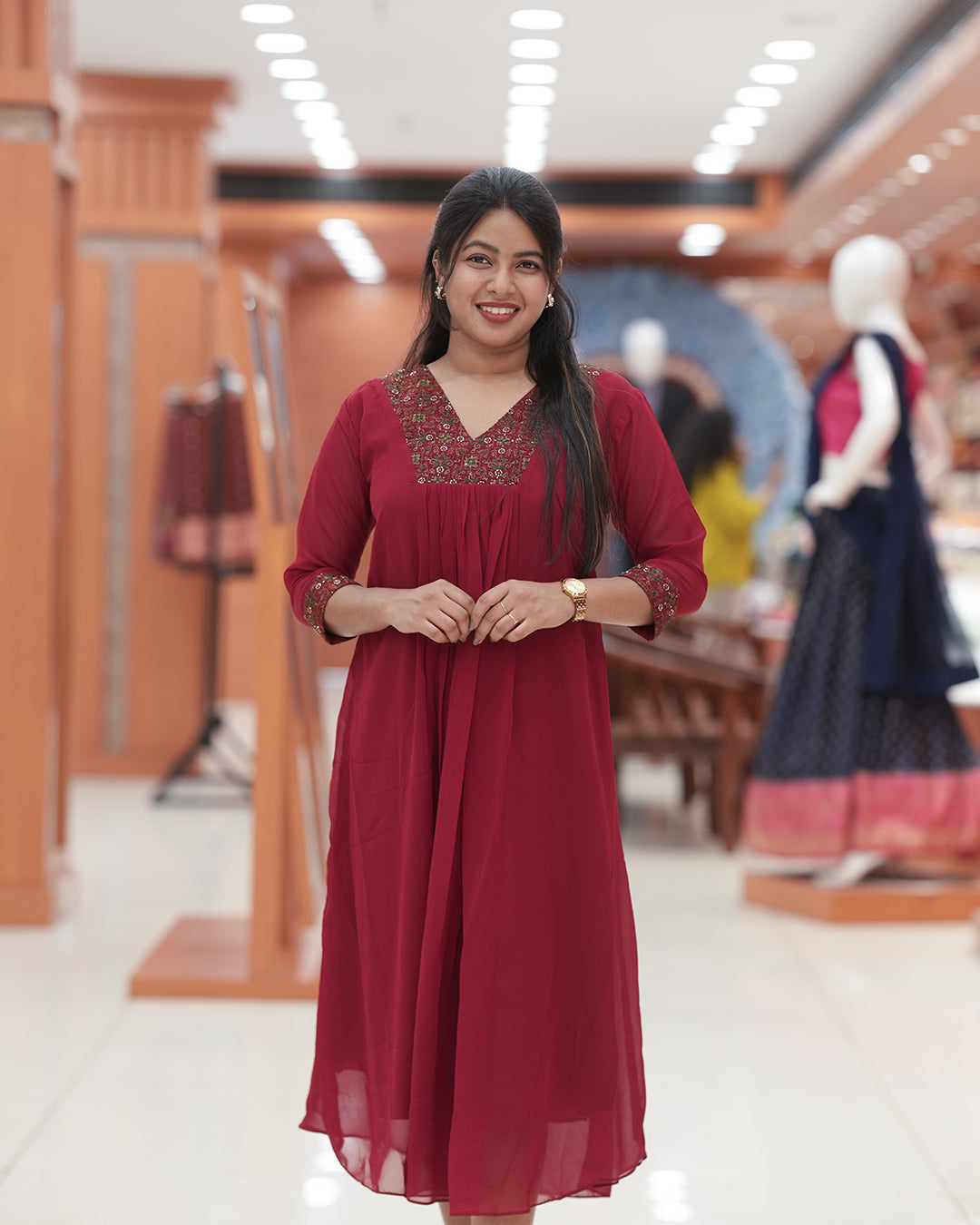 Women's Georgette Aline Kurti - R274