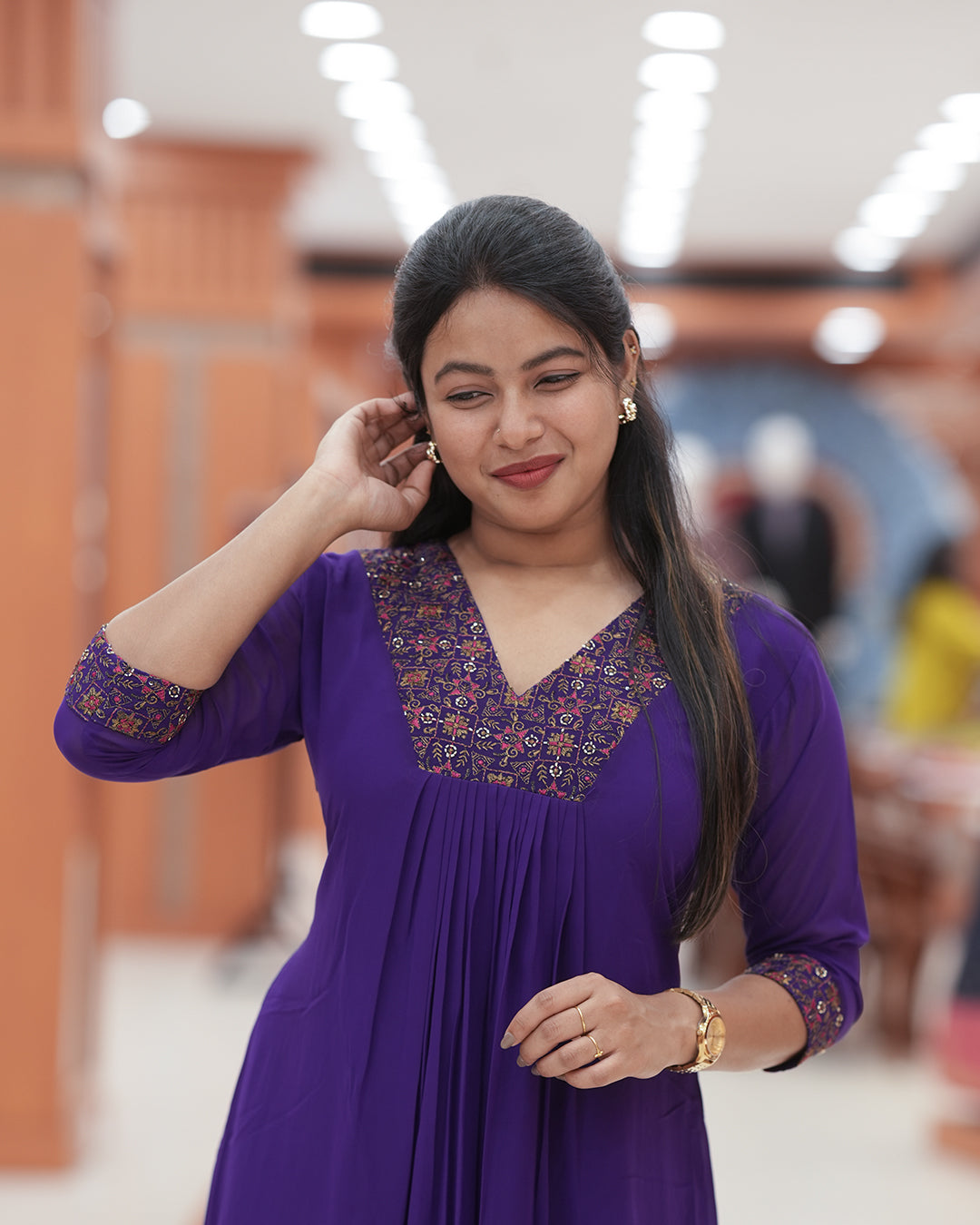 Women's Georgette Aline Kurti - R274