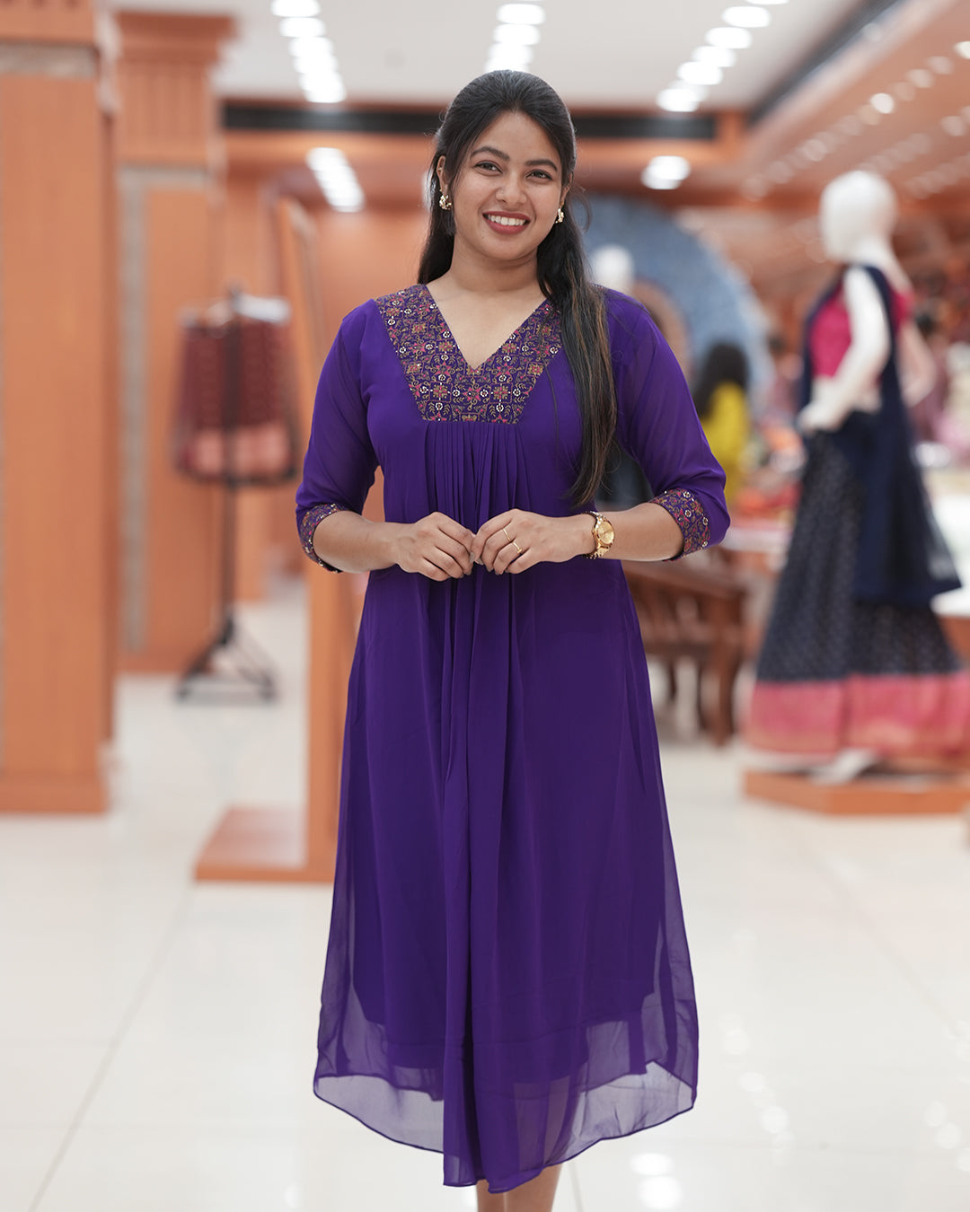 Women's Georgette Aline Kurti - R274