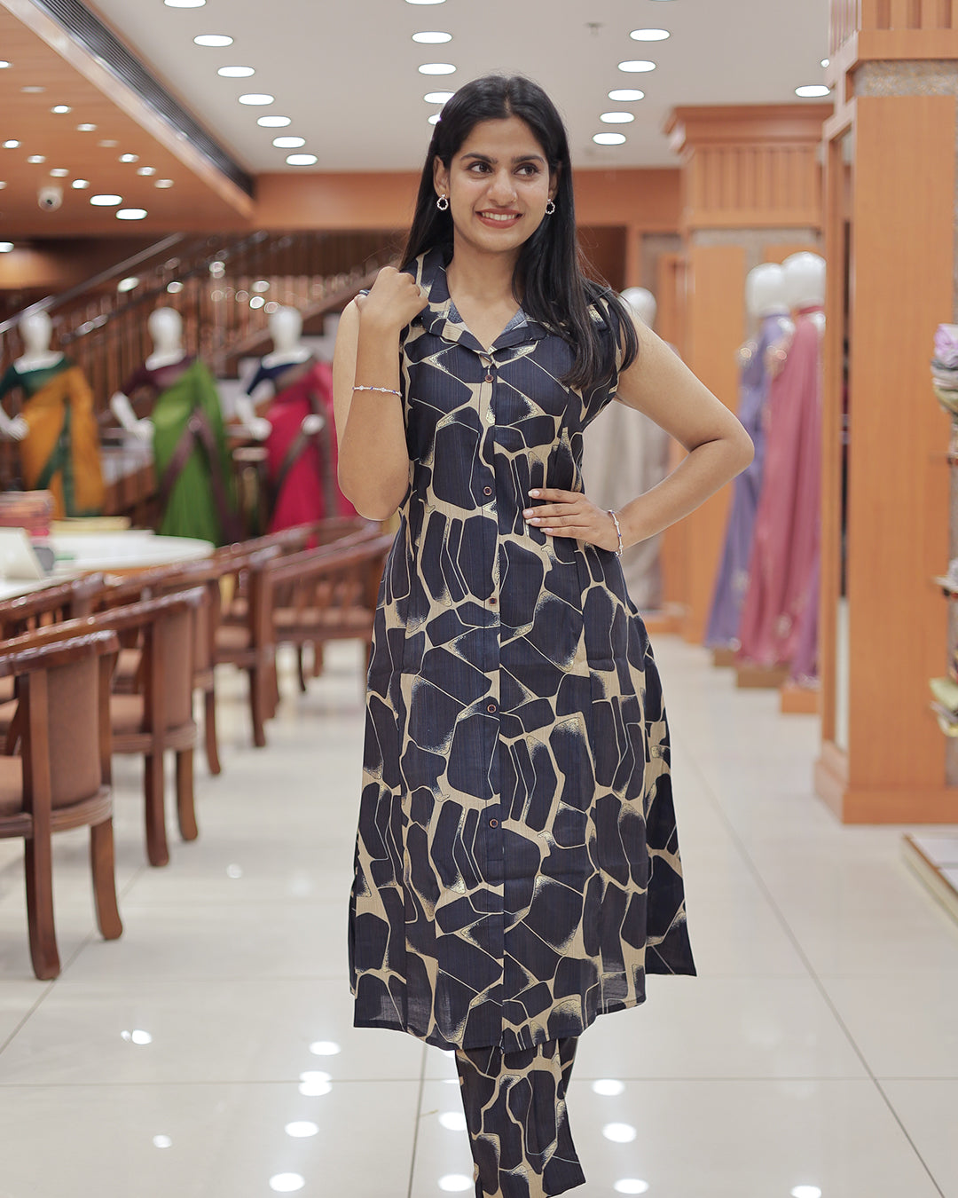 Women’s Printed Co-ord Set-R403