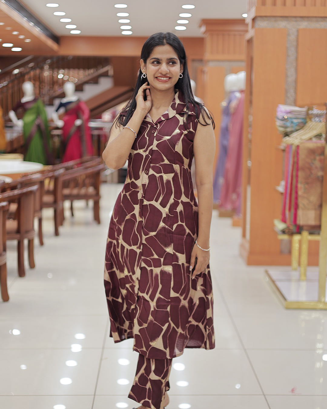 Women’s Printed Co-ord Set-R403