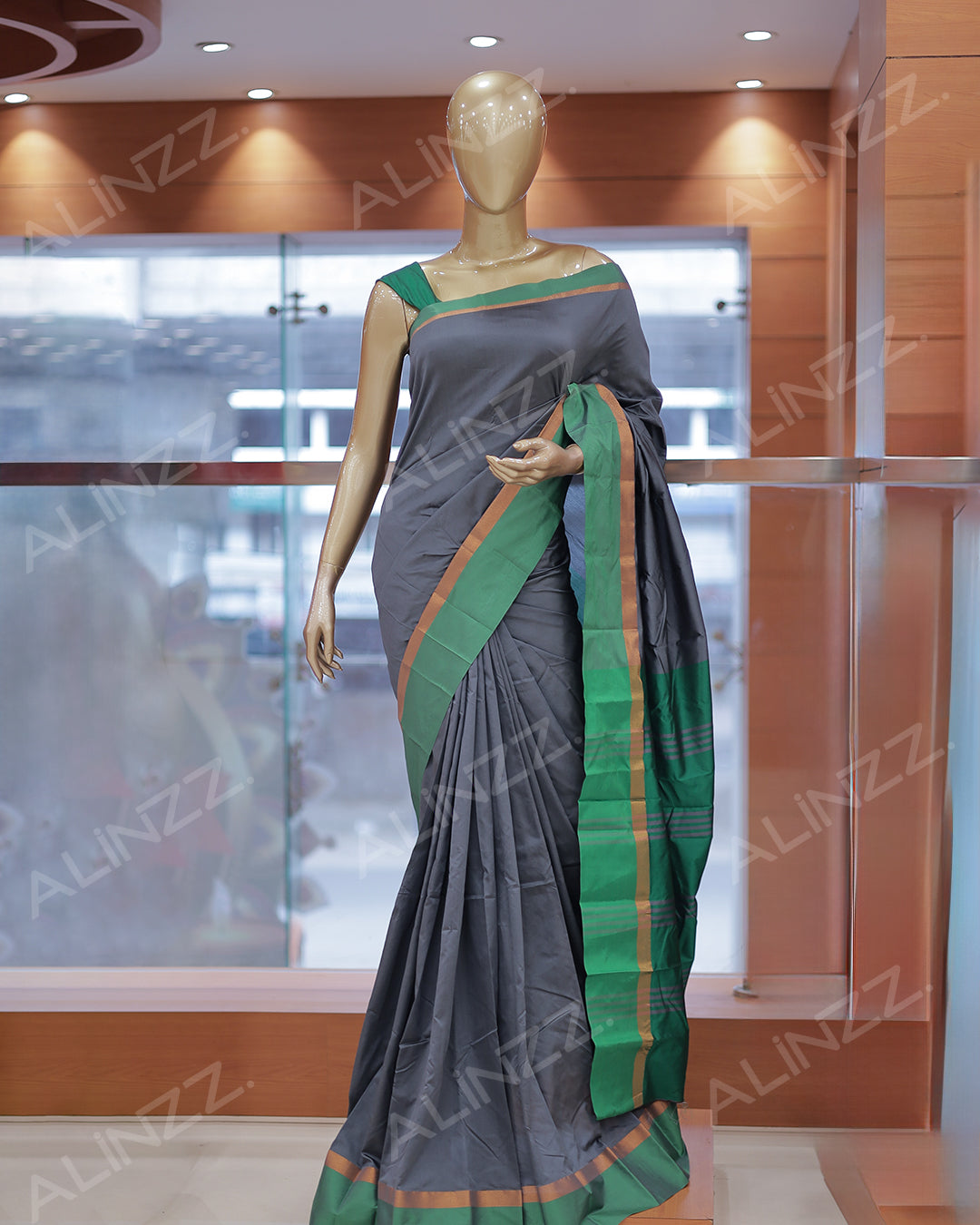 Arani Silk Plain Saree -R414
