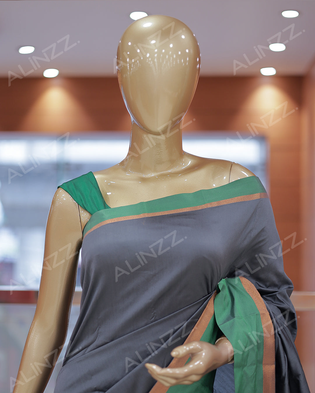 Arani Silk Plain Saree -R414