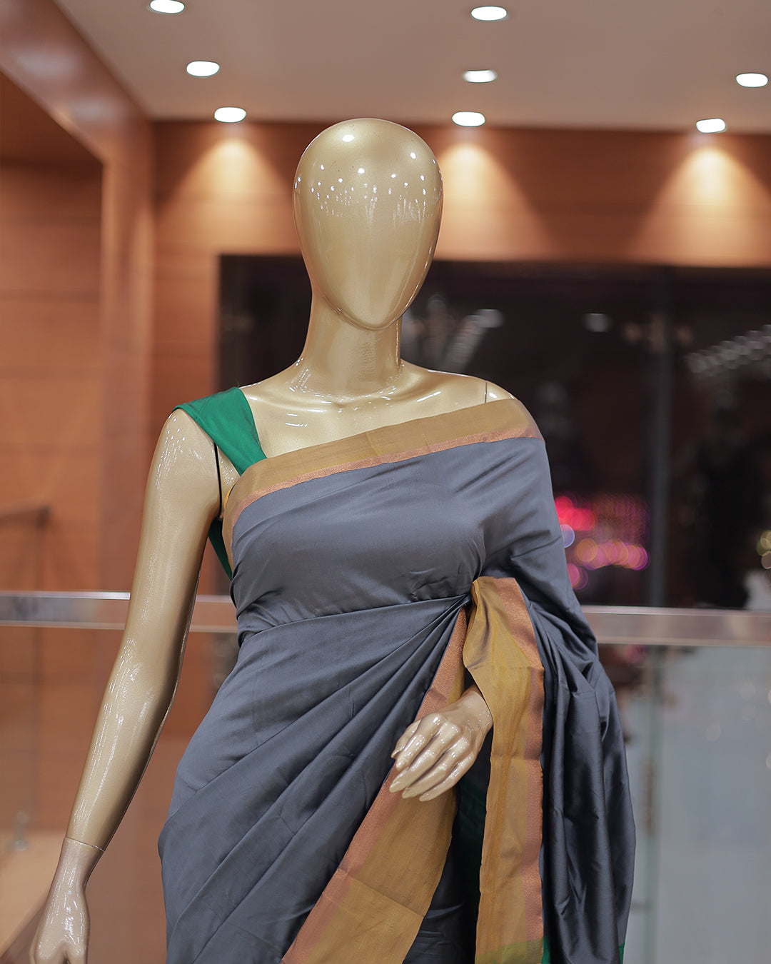 Arani Silk Plain Saree -R414