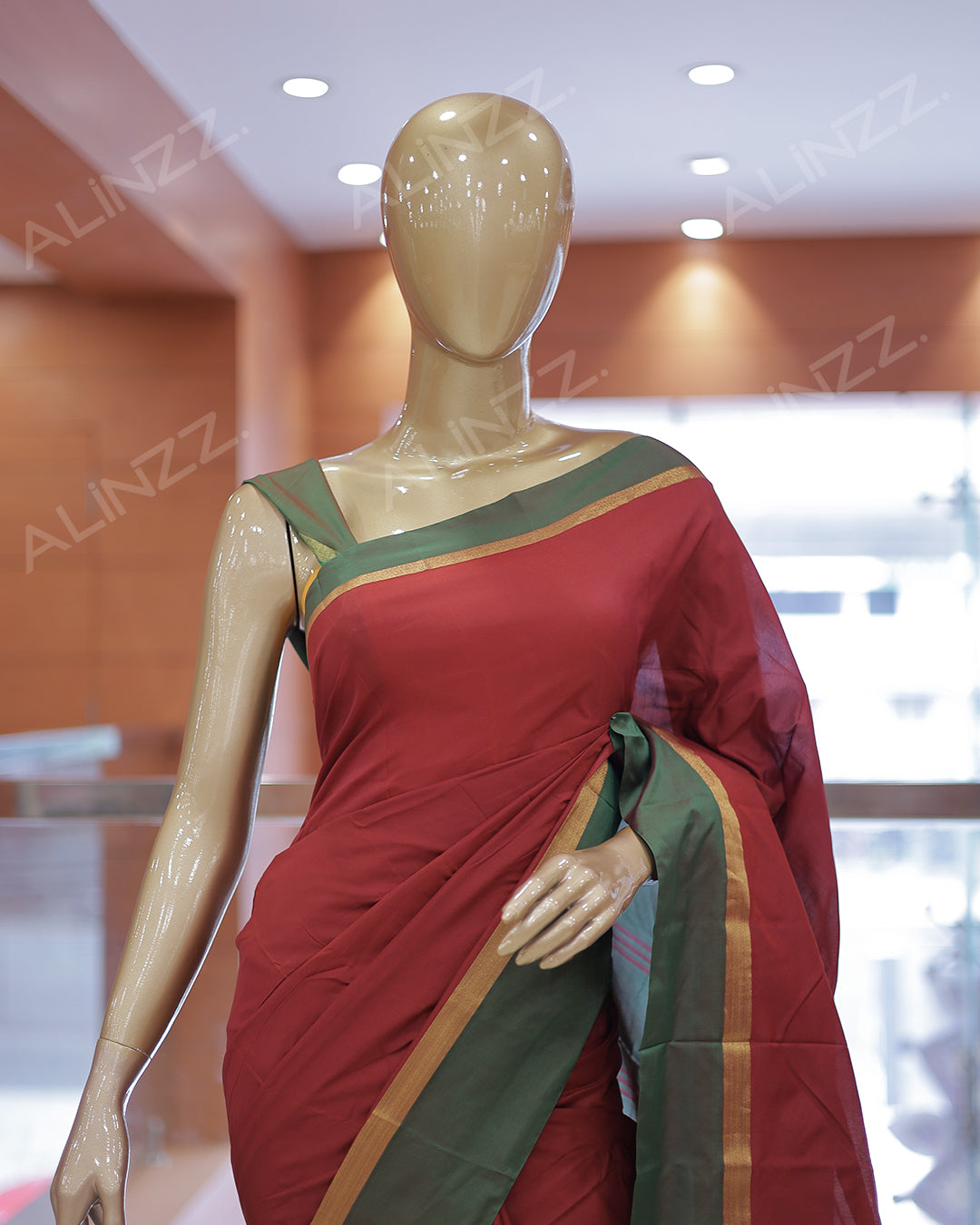 Arani Silk Plain Saree -R414