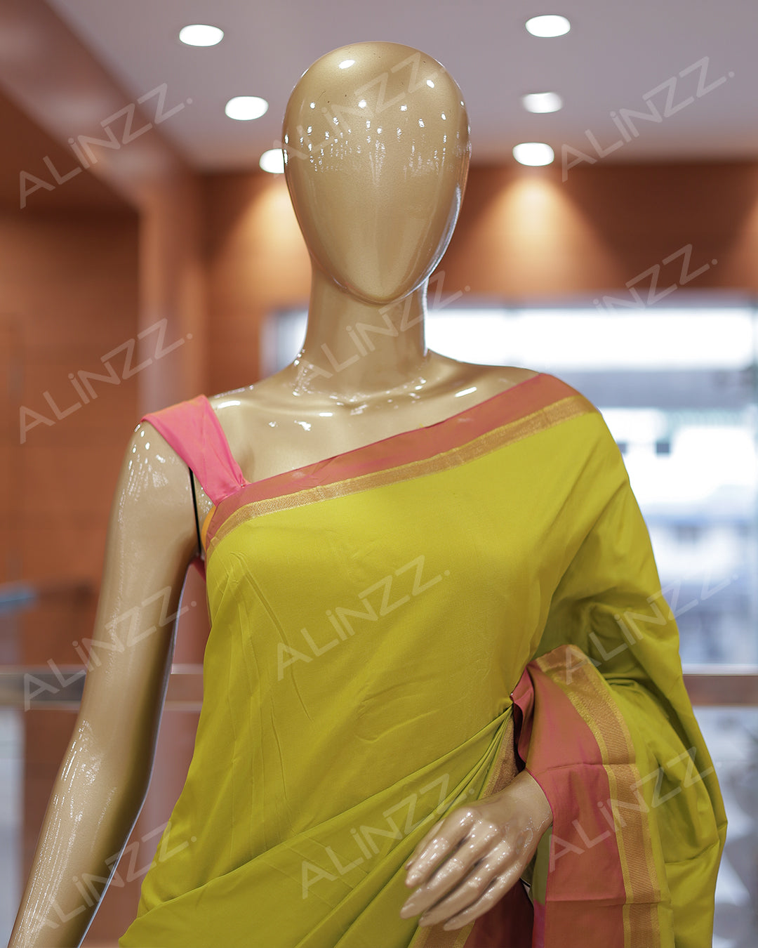 Arani Silk Plain Saree -R414