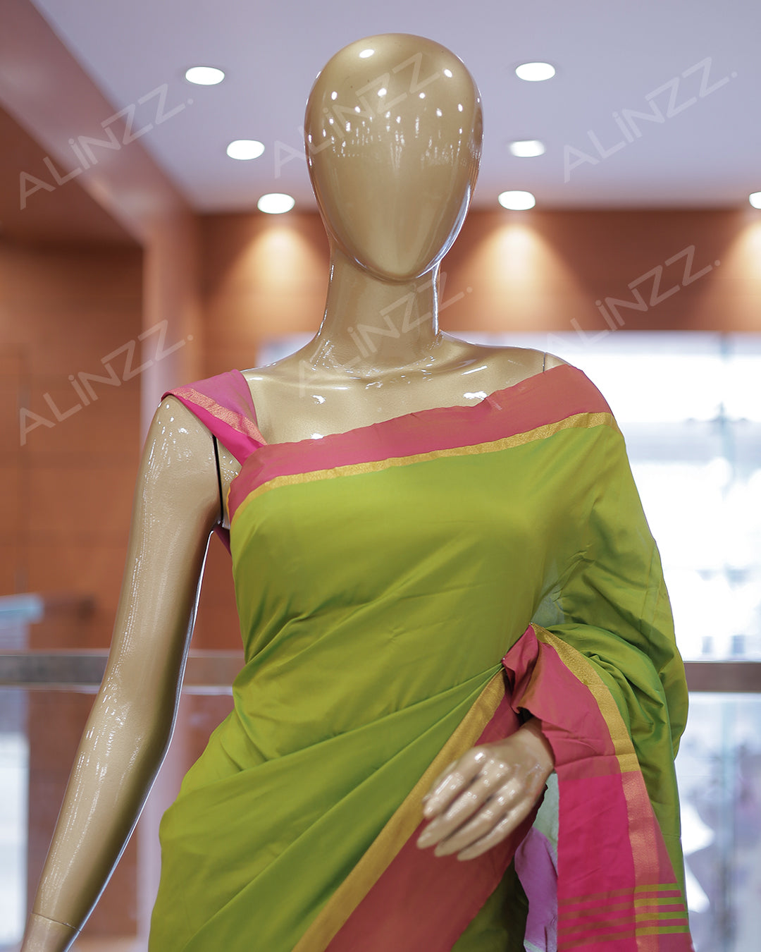 Arani Silk Plain Saree -R414