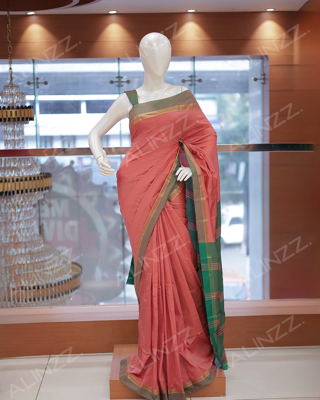 Arani Silk Plain Saree -R414