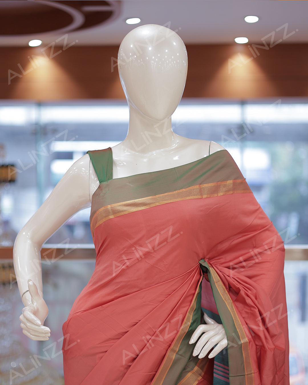 Arani Silk Plain Saree -R414