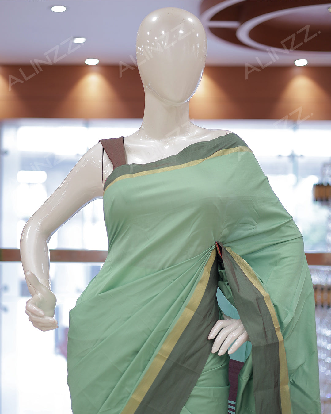 Arani Silk Plain Saree -R414