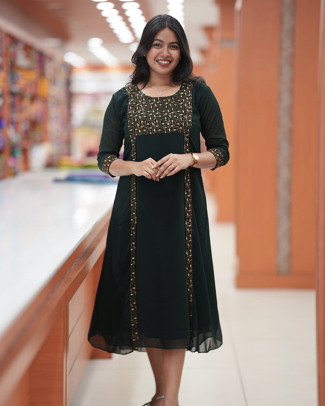 Women's Function wear Jacket Kurti - R420