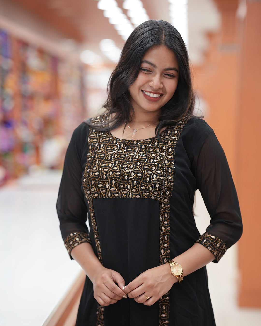 Women's Function wear Jacket Kurti - R420
