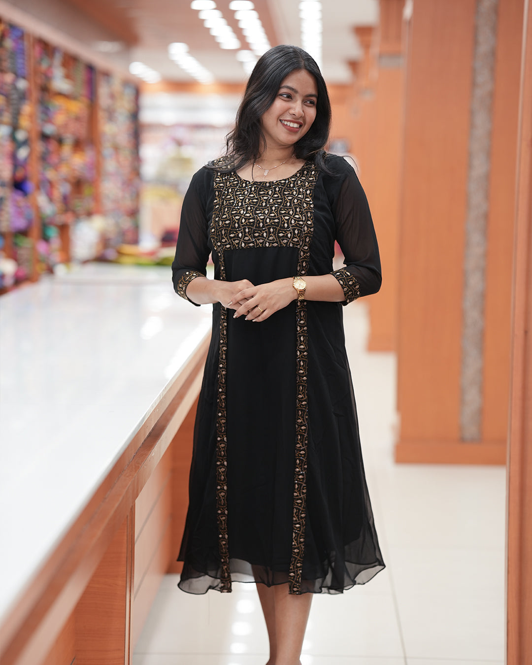 Women's Function wear Jacket Kurti - R420