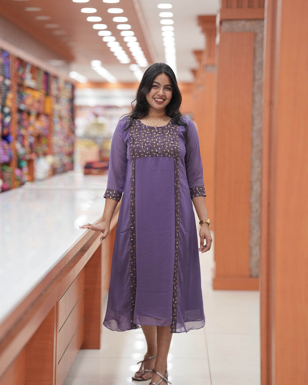 Women's Function wear Jacket Kurti - R420