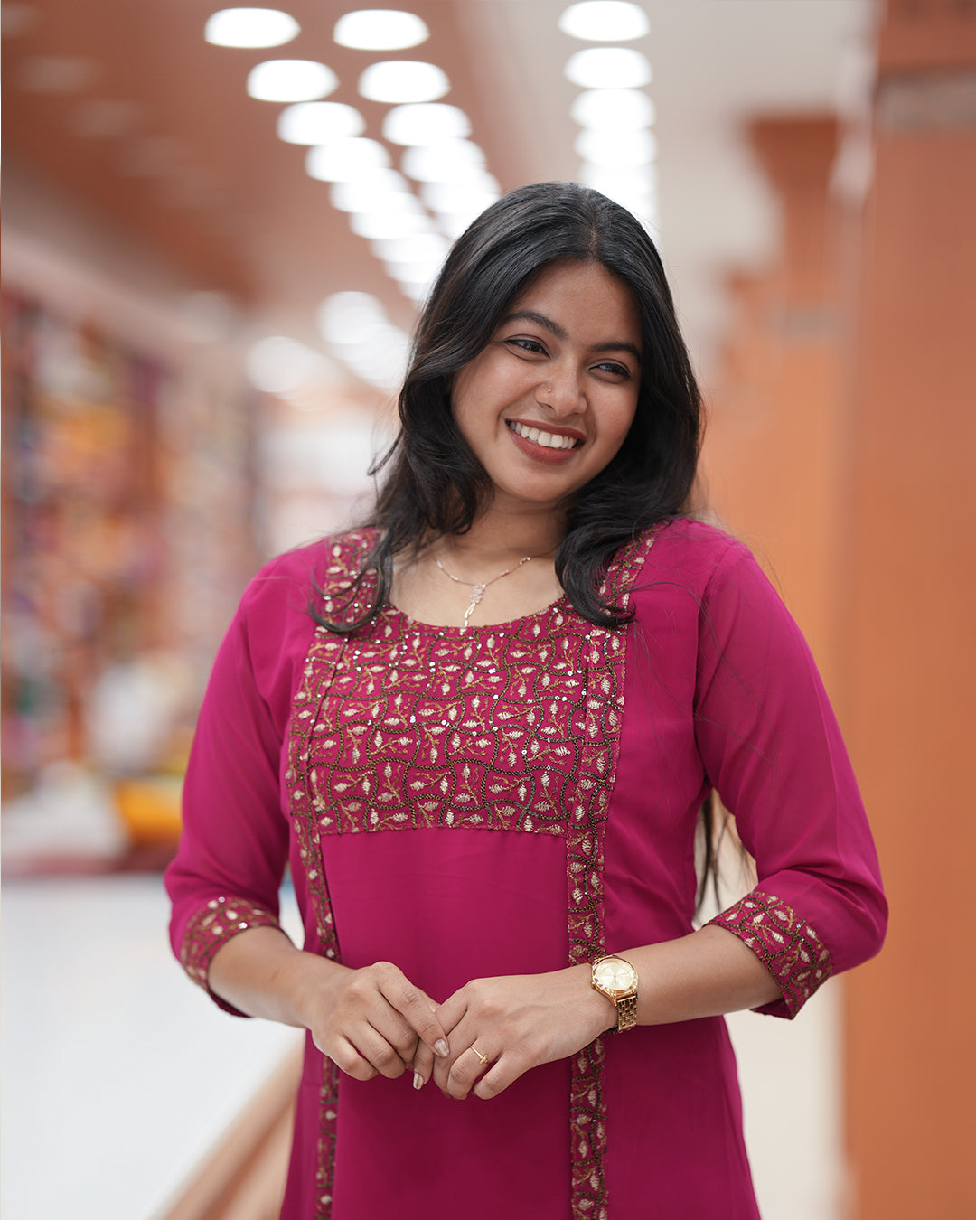 Women's Function wear Jacket Kurti - R420