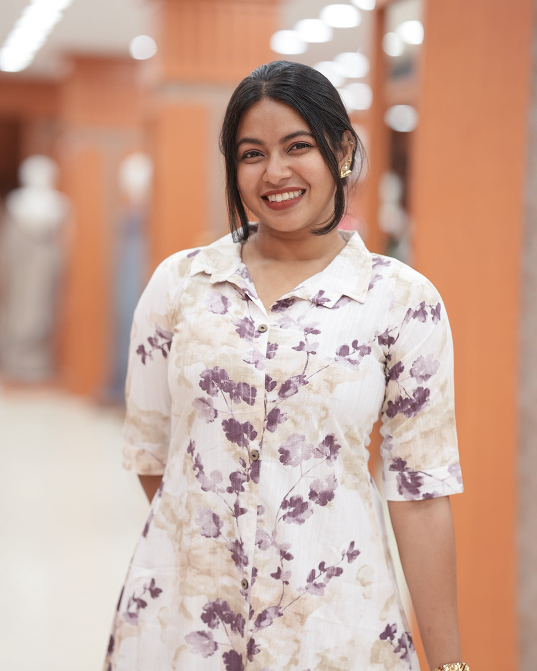 Women's Printed Co-ord Set -R427