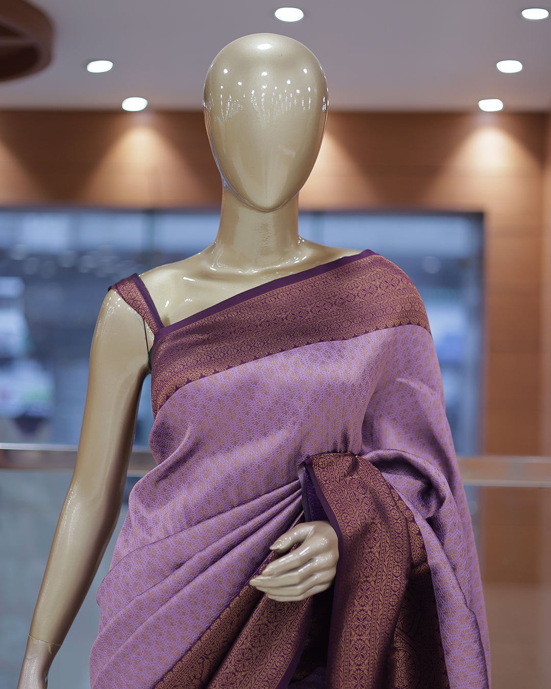 Womens Brocade Silks Saree - R428