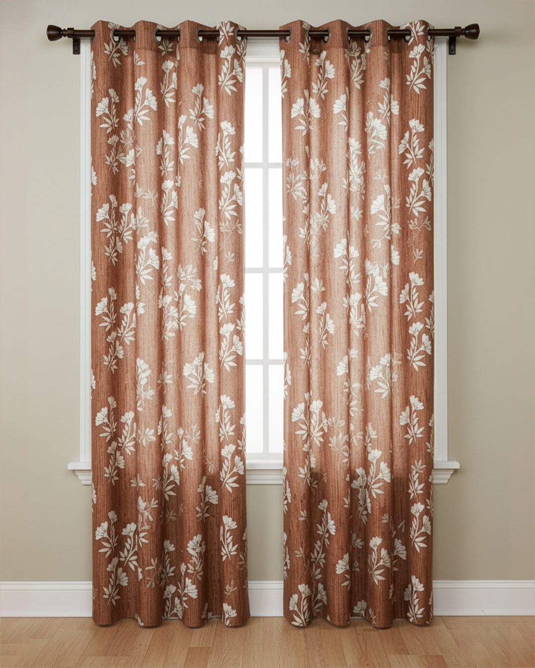 Curtains ( Brick Red ) - R429