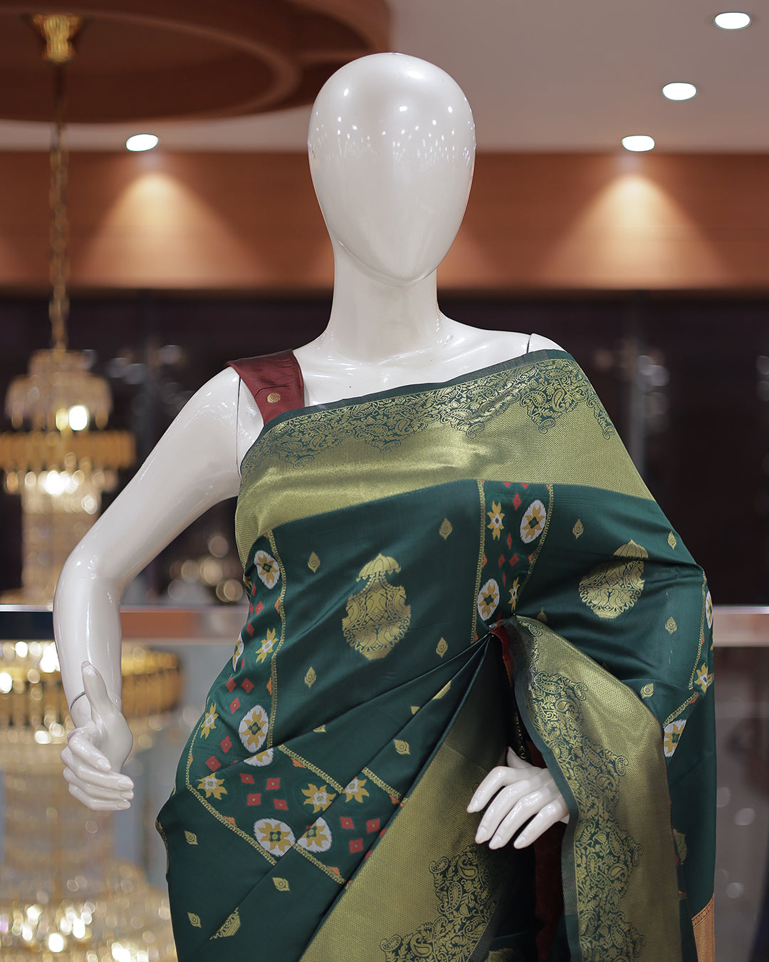 Elegant Semi Silk Saree for women with Rich Pallu – Violet- R435