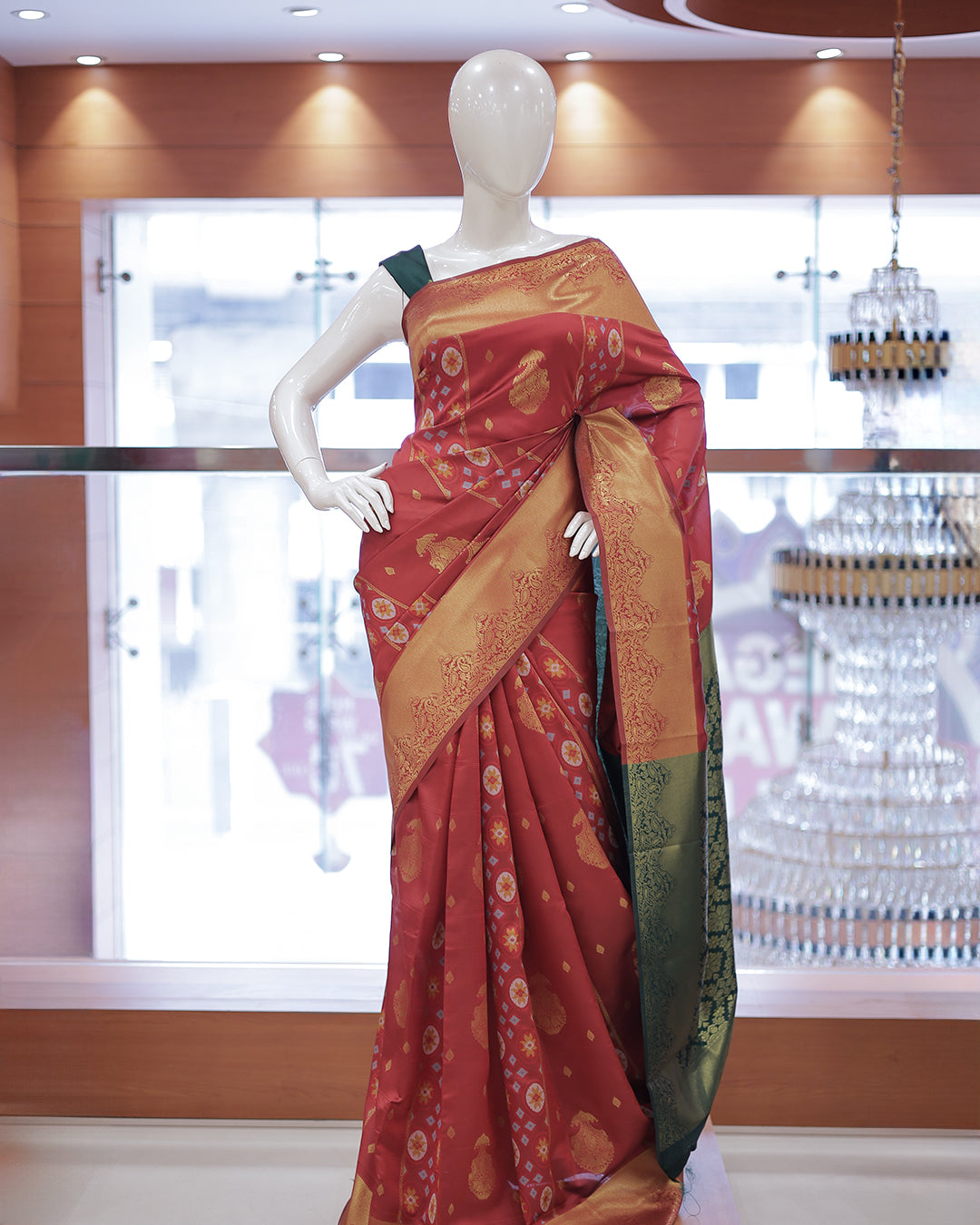 Elegant Semi Silk Saree for women with Rich Pallu – Violet- R435