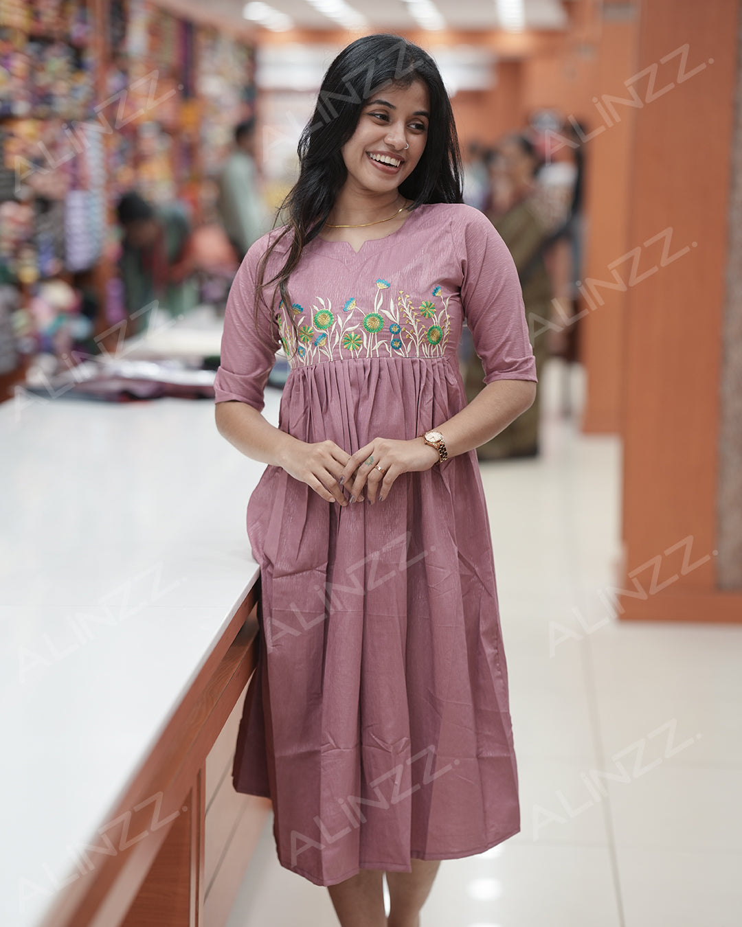 Women's A-line kurti-R466