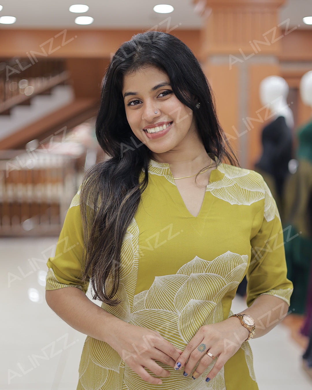 Rayon Floral Design Women’s Co-Ord Set -R495