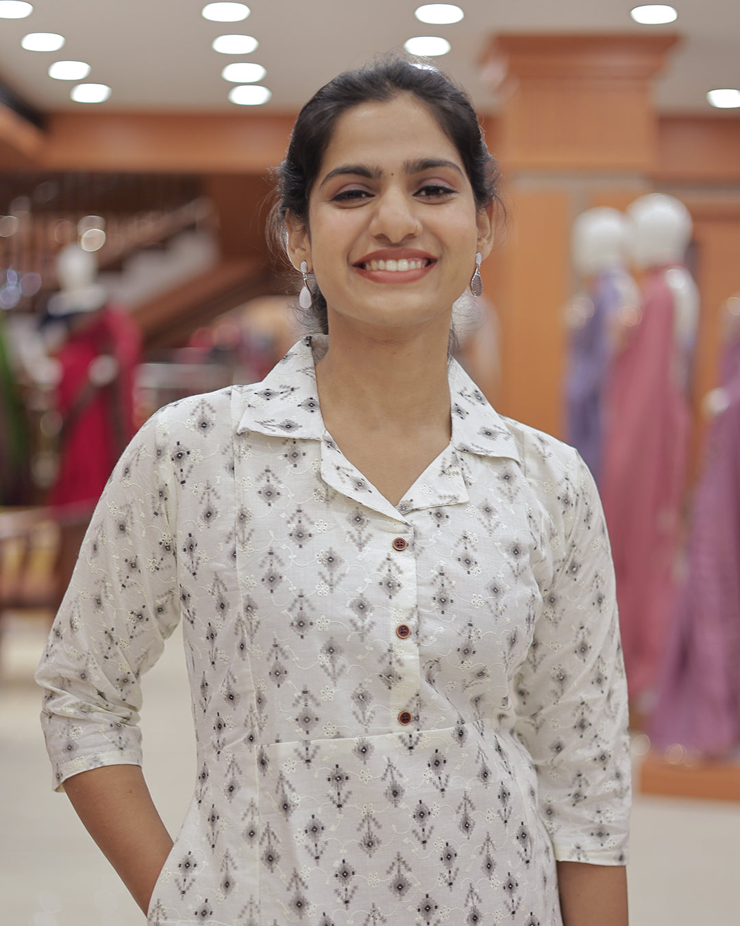 Women’s Hakkoba Frock Kurti -R802