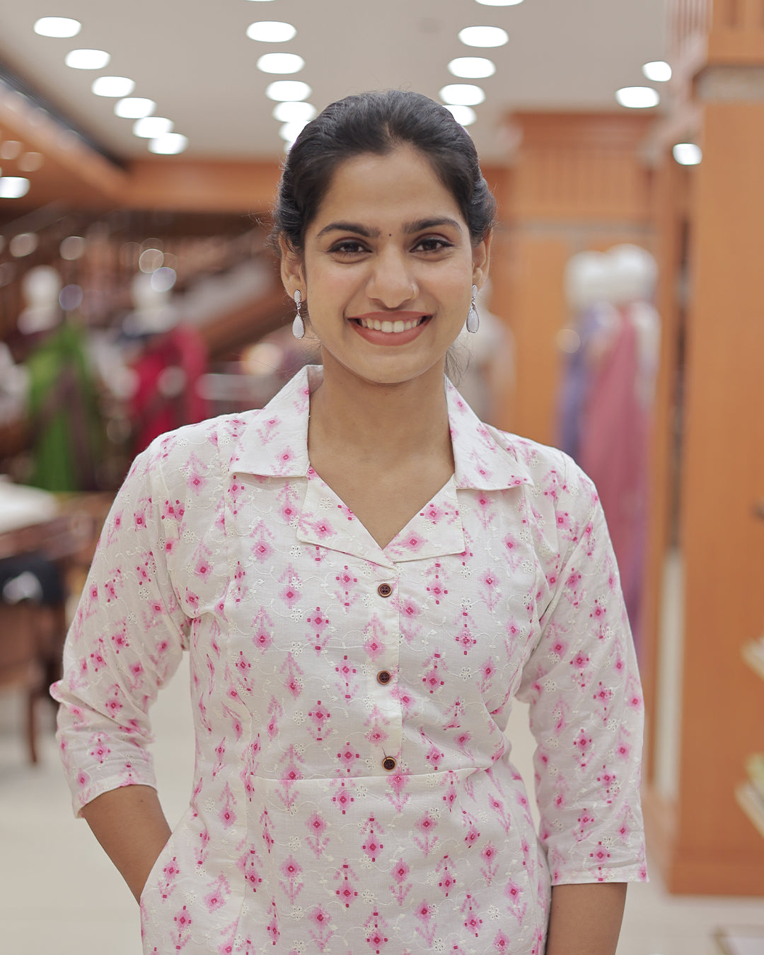Women’s Hakkoba Frock Kurti -R802