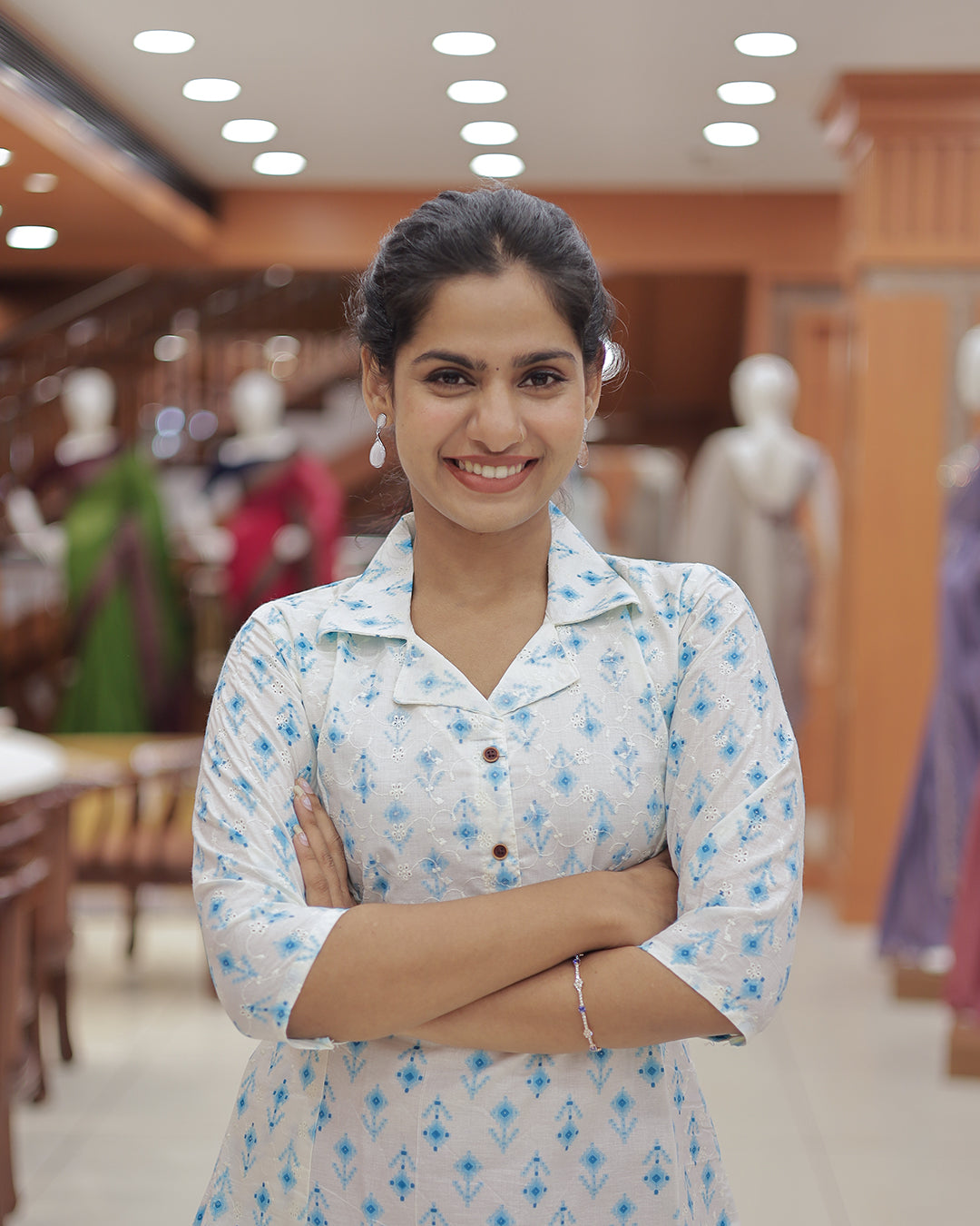 Women’s Hakkoba Frock Kurti -R802