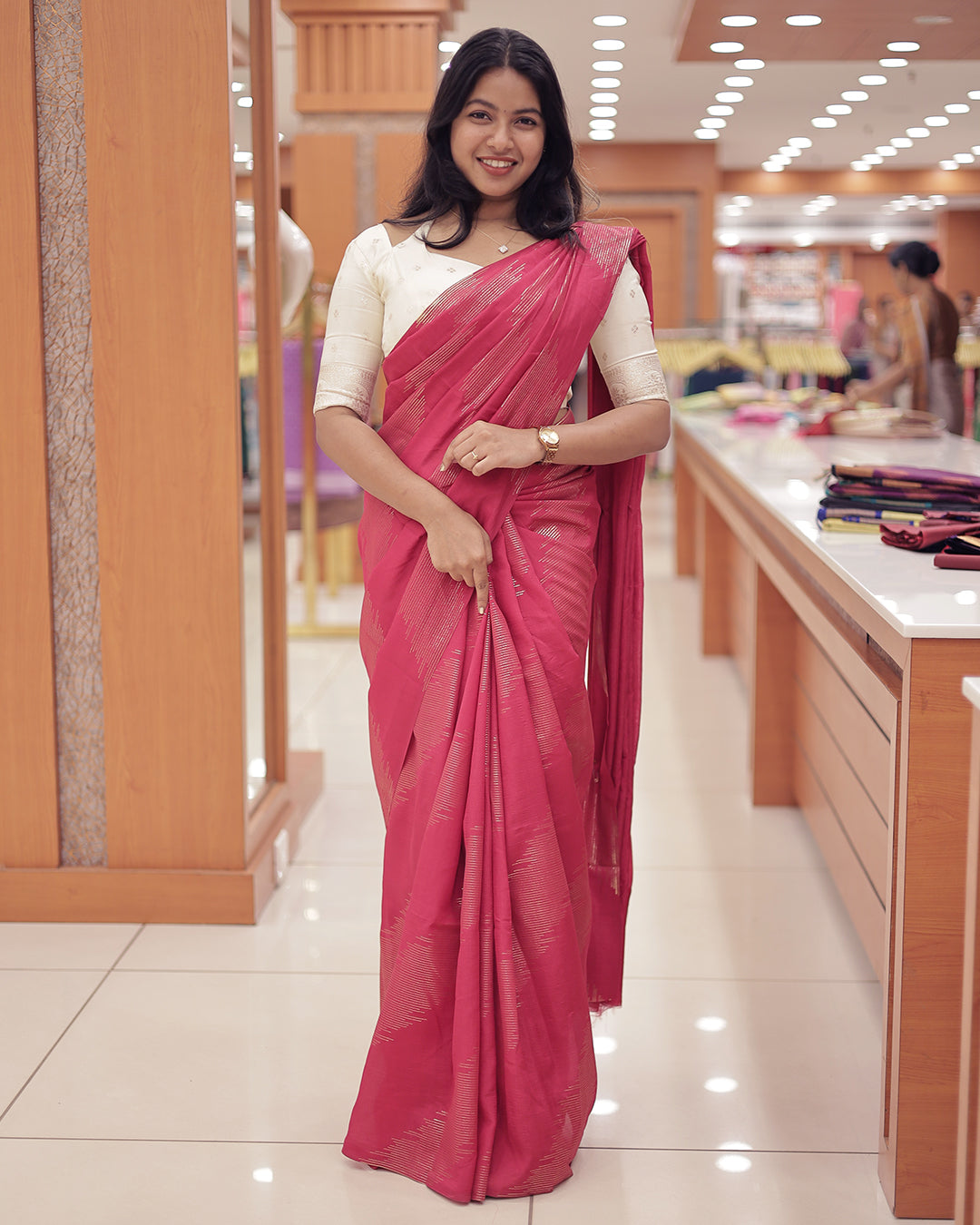 Elegant Vichithra Silk Saree- G354