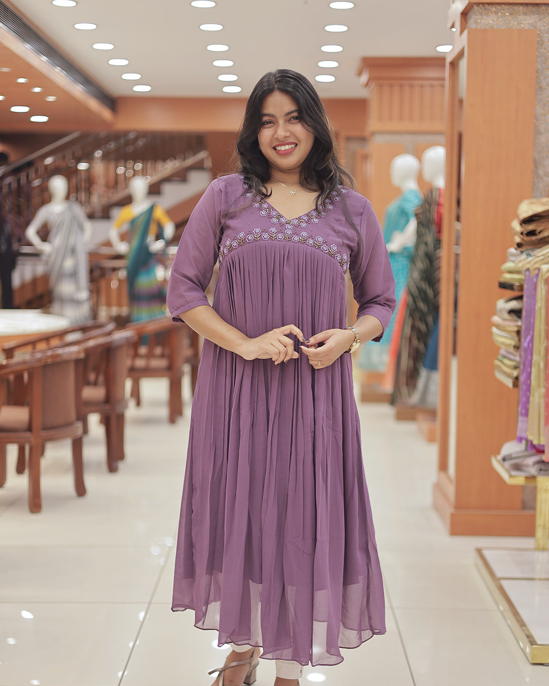 Women's Georgette Kurti -R205