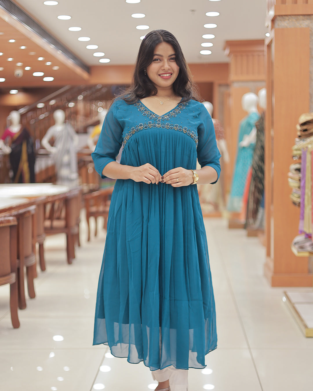 Women's Georgette Kurti -R205