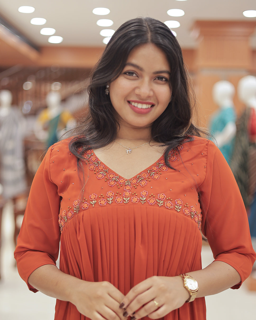 Women's Georgette Kurti -R205