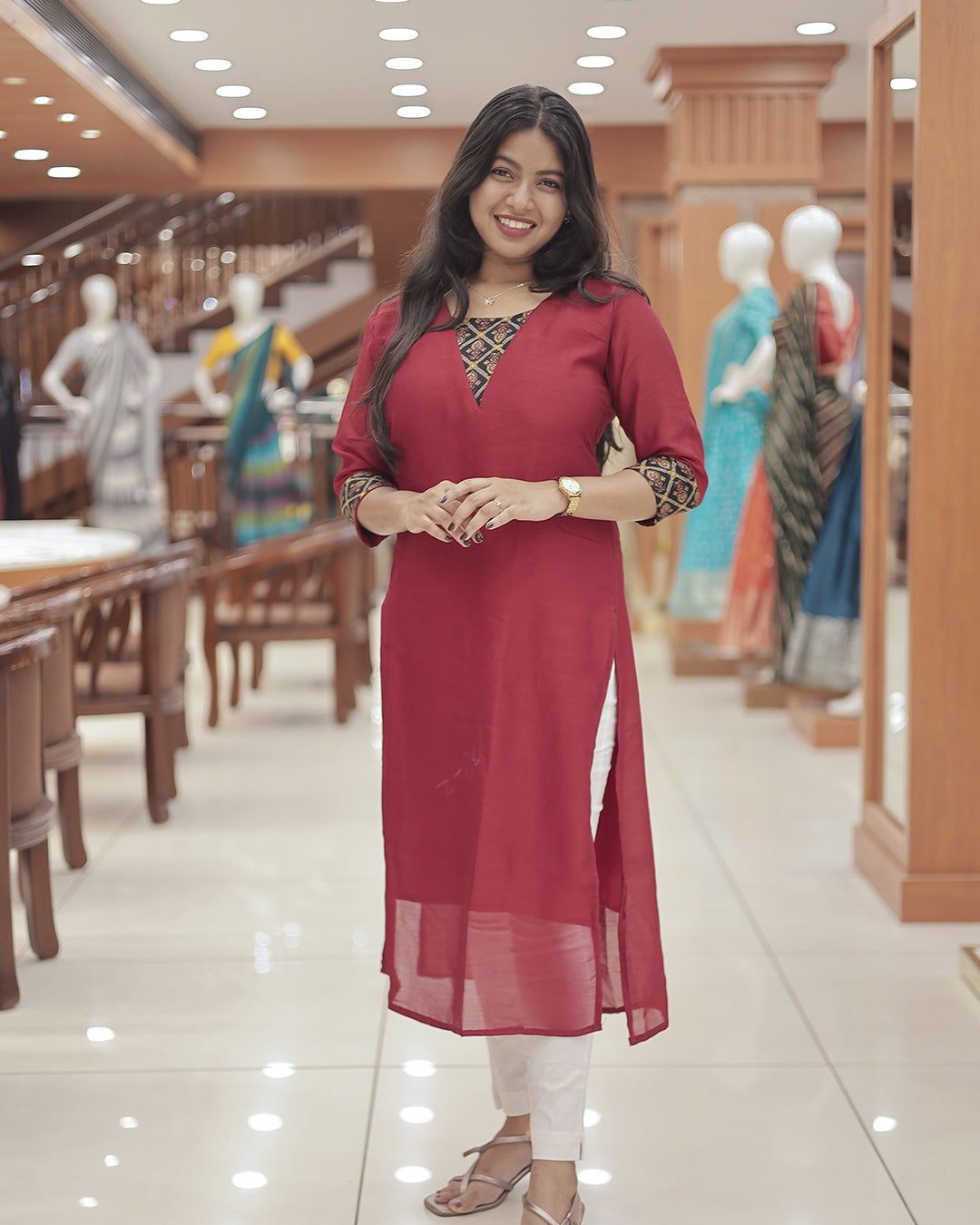 Slitted Kurti for Women-R208