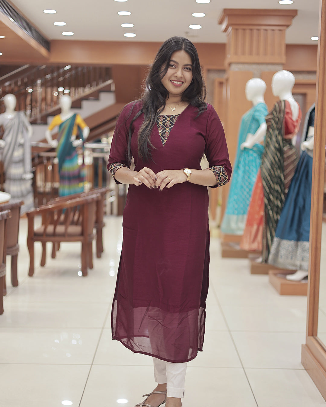 Slitted Kurti for Women-R208
