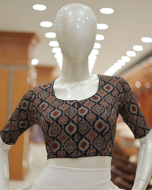 Cotton Printed Ready to wear Blouse -G307