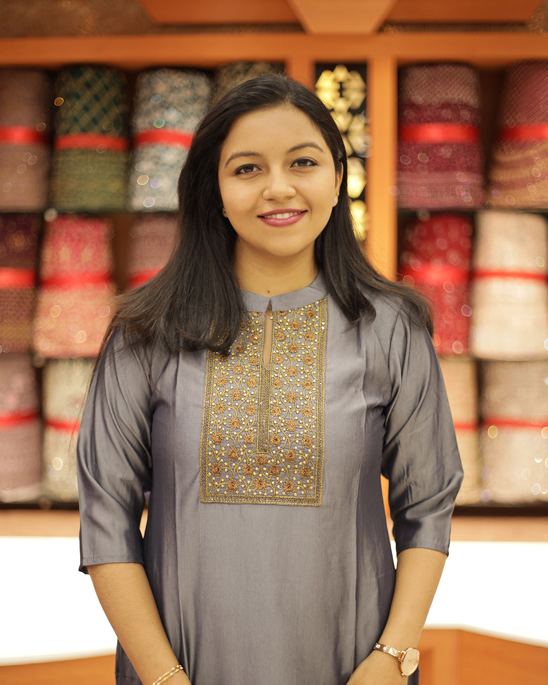 Women's Slited Kurthi- 1245
